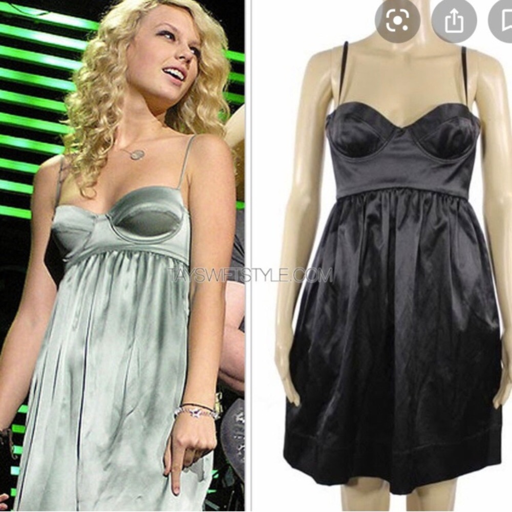 Little black bustier dress